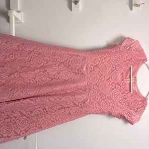Xhilaration Pink Lace Dress